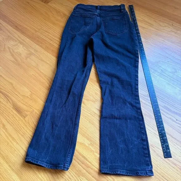 SZ 26 2L Abercrombie & Fitch Black Denim Women Jeans - Picture 8 of 10